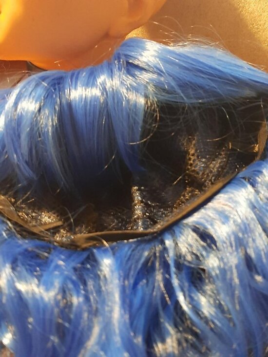 NEW BAG ! MapofBeauty 14 Inch Bob Wig Straight Blue